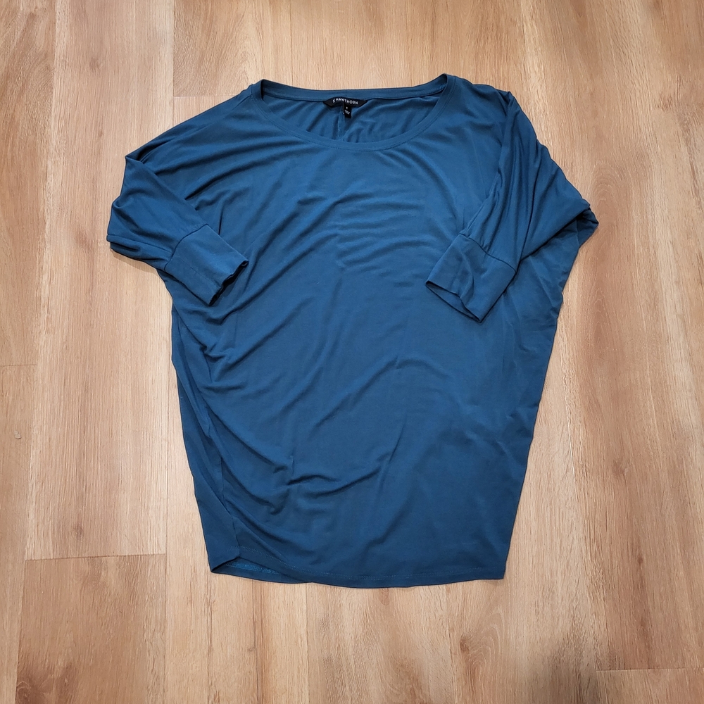 41 Hawthorn Teal Short Sleeve Top